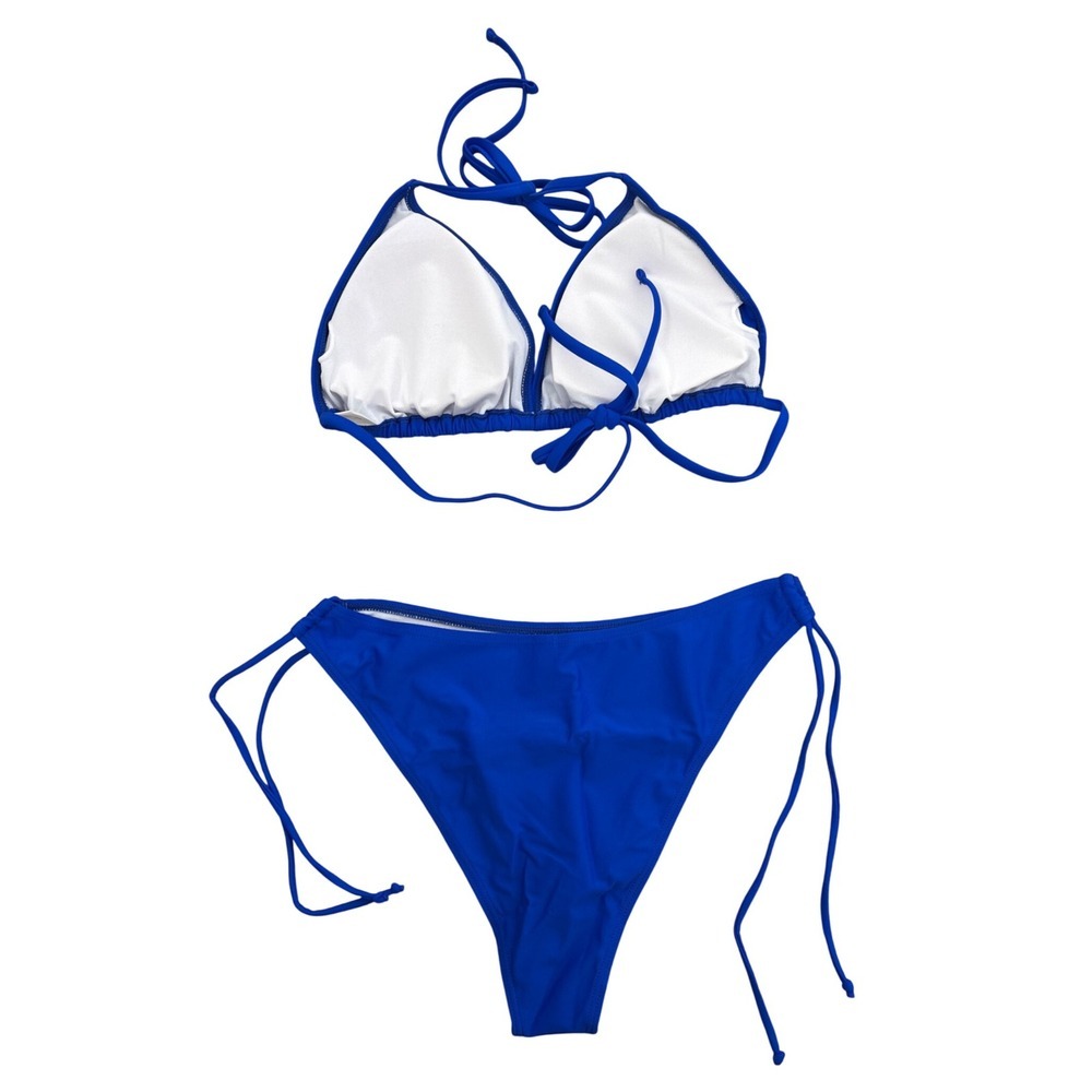Women's Cobalt Blue Two-Piece Bikini – Size Large – NWOT - Picture 4 of 4